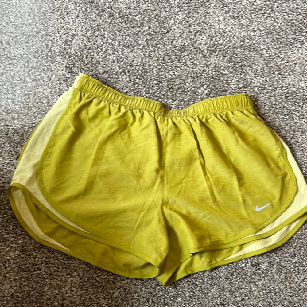 mustard yellow nike shorts